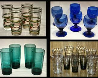 Great Selection of Vintage Glasses