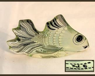 Abraham Palatnik Fish Small and Signed