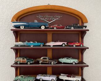 The Classic Cars of the 50’s shelf-19x21