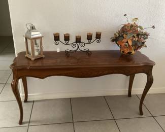 Wooden entrance table-56x18x26
