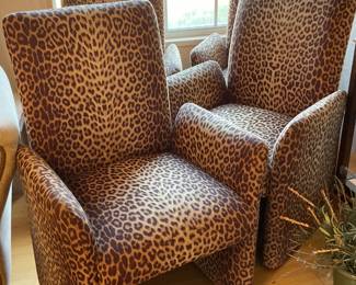 4 leopard chairs-26x38