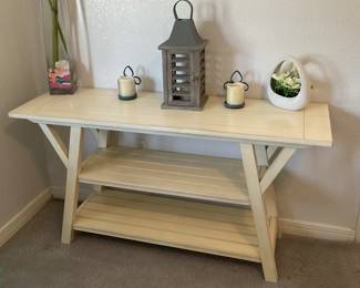 Cream entrance table-54x17x28