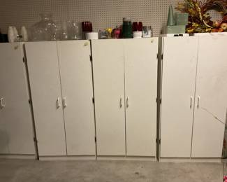 4 white cabinets-30x59x15