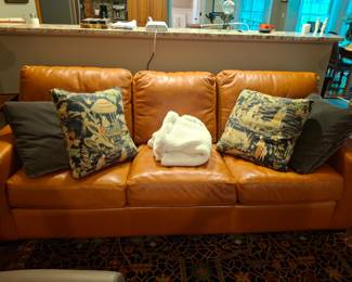 Italian Leather Couch