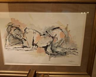 Picasso Lithograph (w/Authentication Certificate & Bill of Sales)