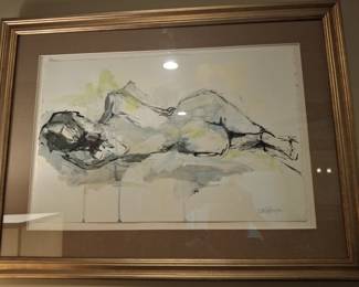 Picasso Lithograph (w/Authentication Certificate & Bill of Sales)