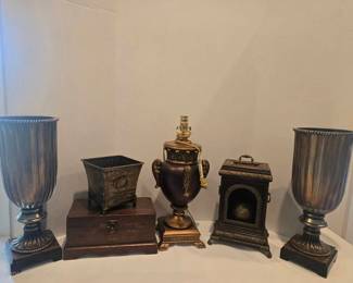 Brown And Gold Decor Lot