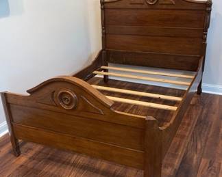 Victorian Style Full Size Headboard Footboard
