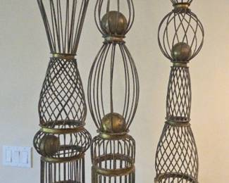 3 extra Large Metal Home Porch Decor