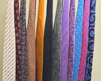 Mens Luxury Ties, Ted Baker, Santorelli, Giorgio Armani, Robert Talbott Canali