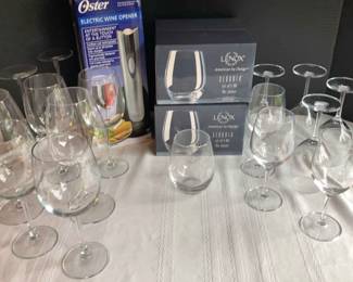 Lenox Stemless Wine Glasses 8 16 Stem Glasses Oster Electric Wine Bottle Opener