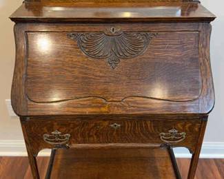 Antique Boudoir DropFront Writing Desk