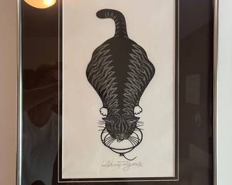 Tabby by Jacques Hnizdovsky 1982. 80/250