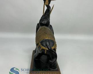 Decorative Elephant Statue with Candle Holder