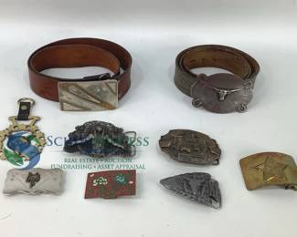 Leather Belts & Belt Buckles