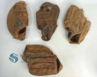 Louisville Slugger, Rawlings, MacGregor and Wilson Baseball Gloves