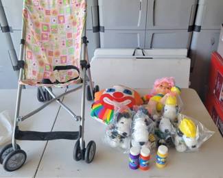 Baby Stroller, MetLife Plush Snoopy Bubbles