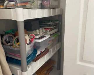 4Tier Plastic Shelving Office Supplies