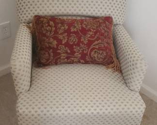 Beige Swivel Chair