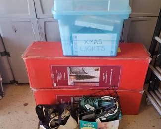 Christmas Lights, Outdoor And Indoor Extension Cords, To 6 Ft Predecorated Christmas Tree