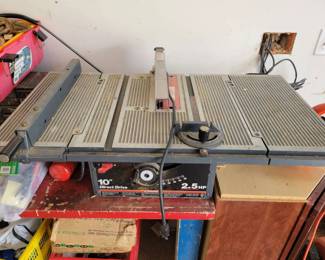Craftsman 2 And 1 2 Horsepower 10in Direct Drive Bench Top Table Saw