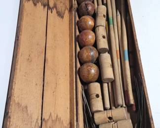 Antique Croquet Set by Eclipse Croquet