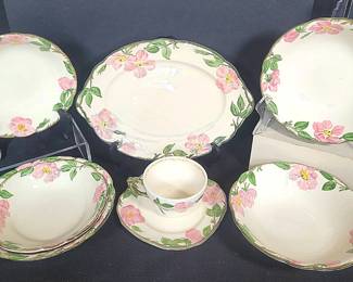 Franciscan Ware Desert Rose Serving Dishes Vegetable Bowls Platter