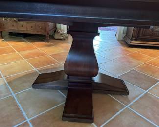 Restoration Hardware pedestal Table