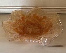 Marigold Carnival Glass Bowl