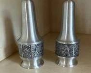 Pewter Salt and Pepper Shakers