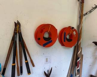 Nice Tree Limb Clippers & Electric Cord Reels