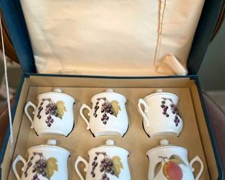 Vintage Covered Teacups