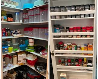Very Nice Tupperware Storage Items, Spices & Foodstuffs