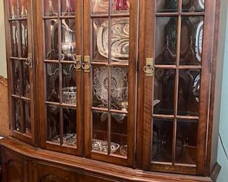 VintageChina Cabinet with dishes inside (sold seperately)