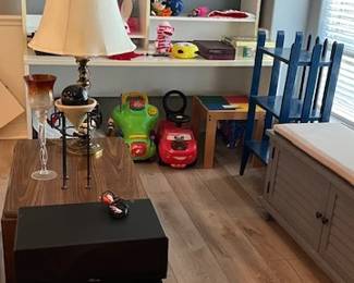 Toys, Lamp, Cabinet & Chest & Stereo Equipment