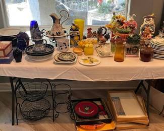 Vintage Plates, Pitcher & Bowl Set Dishes & Serving Plates