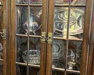 View of Vintage Chuna Cabinet (Items inside sold seperately)