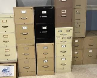 A WIDE ARRAY OF FILING CABINETS
