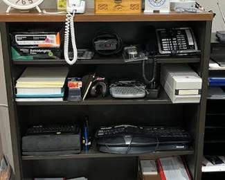 Clocks, Lamps and a lot of Office Supplies