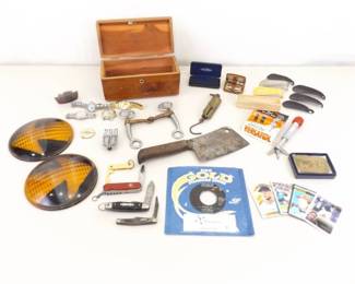 Lot of Vintage Pocket Knives, Clever, Razor and other Miscellaneous Collectibles
