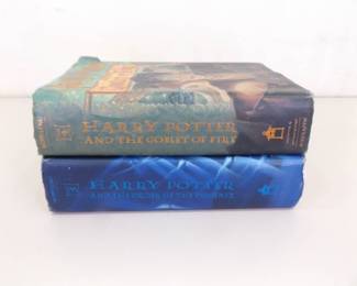 2 First Edition Harry Potter Order of the Phoenix and Goblet of Fire