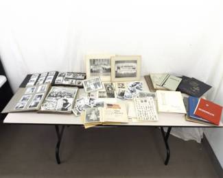 Lot of Vintage and Antique Photos, Scrapbooks, Yearbooks, etc.