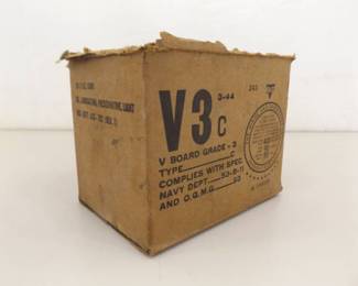 Vintage Box Full of 21 New Old Stock 2 Oz Navy Lubricating Oil Cans