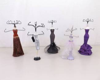 5 Jewelry Organizer Mannequin Stands
