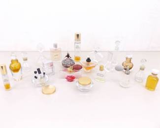 Lot of Full Sized Vintage etc. Crystal etc. Perfume Bottles