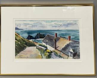 Eleanor Cox (Richmond artist) watercolor