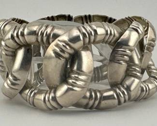 Mexican sterling link bracelet