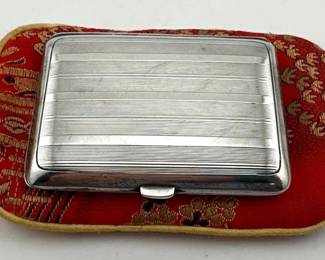 Small sterling card case