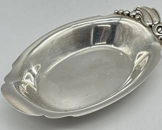 Sterling silver Danish inspired small dish