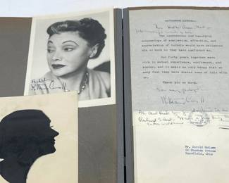 Extensive scrapbook on Katherine Cornell, Broadway theatre actress